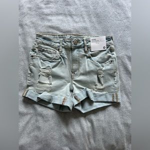 Aeropostale High Rise Premium Seriously Stretchy Midi Short 3" NWT